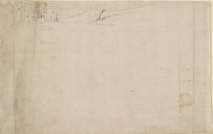 Panorama over London set fra Southwark: Lambeth, 1554 af Anthonis van den Wyngaerde