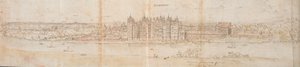 Richmond Palace fra den anden side af Themsen, 1562
