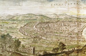 Udsigt over Barcelona, 1563