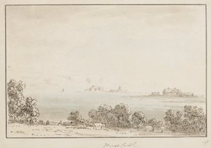Hurst Castle (blæk & wc på papir)