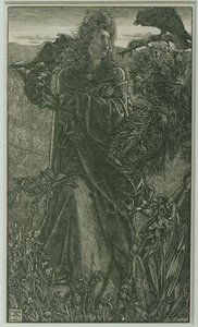 Harald Harfagr (d.c.940) af Anthony Frederick Augustus Sandys