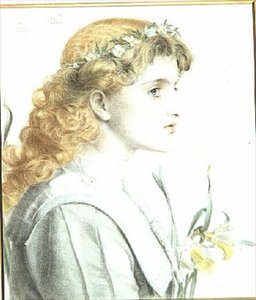 maj 1902 (farveblyant) (en af 4) af Anthony Frederick Augustus Sandys
