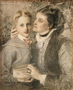 Fru Tom Chappell og søn af Anthony Frederick Augustus Sandys