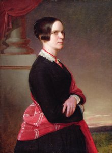 Portræt af fru Sandys, kunstnerens mor, senere 1840