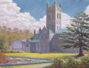 Tidligt forår, Buckfast Abbey, 2001 af Anthony Rule