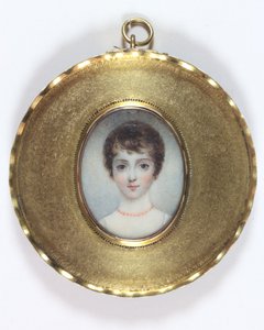 Georgiana Augusta Frederica Seymour (emalje) af Anthony Stewart