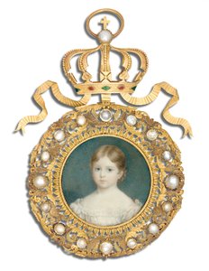 Dronning Victoria som barn, 1825 af Anthony Stewart