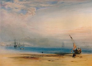 Scarborough fra den anden side af bugten, 1850, 1935