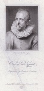Cornelis van der Geest, flamsk krydderihandler og kunstsamler (gravering)