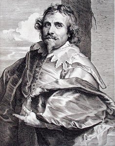 Daniel Mytens (c.1590-c.1647), graveret af Paulus Pontius (1603-58) (stik) af Anthony van (after) Dyck