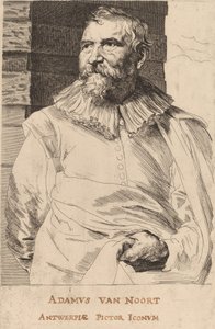 Adam van Noort, sandsynligvis 16261641. af Anthony van Dyck