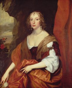 Anne Carr, grevinde af Bedford, 22 år, af Anthony van Dyck