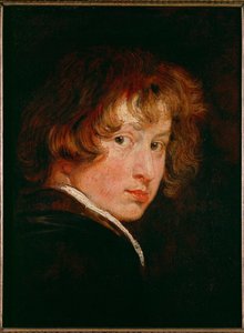 Anthonis van Dyck, selvportræt (olie på egetræ) af Anthony van Dyck