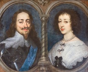 Charles I af England og Henrietta af Frankrig (maleri) af Anthony van Dyck