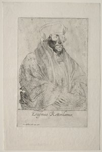 Desiderius Erasmus af Rotterdam af Anthony van Dyck