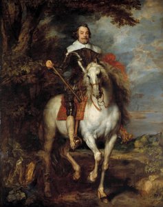 Rytterportræt af Don Francisco de Moncada (1586-1635), grev Dossuna, ambassadør for kong Filip IV af Spanien i Bruxelles Maleri af Anton (Antoon eller Anthony) van Dyck (1599-1641) 1600-tallet søn. 3,05x2,42 m - Ridesportræt af Don Francisco de af Anthony van Dyck
