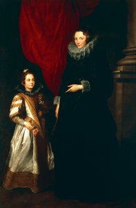 Geronima Brignole Sale med sin datter af Anthony van Dyck
