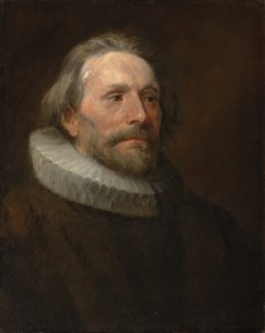Hovedstudie af en mand i en ruff af Anthony van Dyck