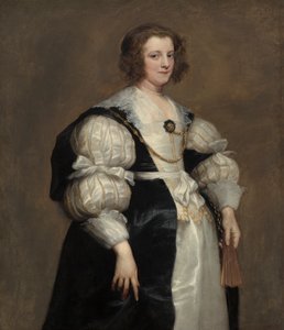 Dame med vifte, ca.1628