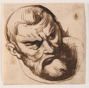 Mandehoved af Anthony van Dyck
