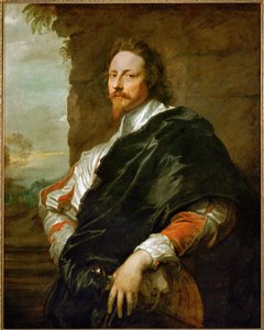 Nicholas Lanier, musikmester og art director ved det engelske hof (maleri på lærred) af Anthony van Dyck