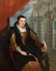 Portræt af Isabella Brandt af Anthony van Dyck