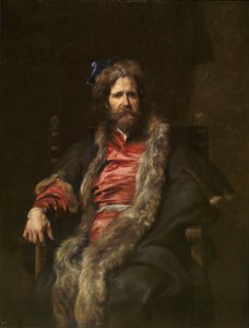 Portrait du peintre Martin Ryckaert (Maerten ou Marten Rijckaert )(Portræt af maleren Martin Ryckaert (1587-1631)) Peinture af Anthony van Dyck (1599-1641) 1628-1630 - Olie på træ Dim 148x113 cm, Museo del Prado, Madrid af Anthony van Dyck