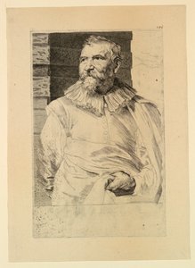 Portræt af Adam van Noort, fra Icons of Princes of Men af Anthony van Dyck