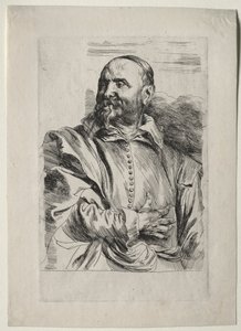 Portræt af Jan Snellinx af Anthony van Dyck