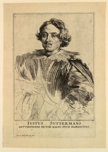 Portræt af Justus Sustermans, fra Icons of Princes of Men af Anthony van Dyck