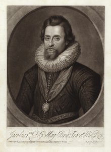 Portræt af King James I af Anthony van Dyck