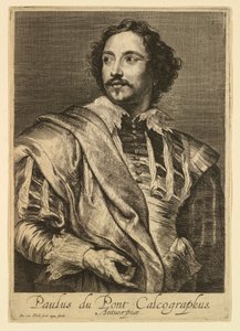 Portræt af Paulus Pontius, fra Icons of Princes of Men af Anthony van Dyck