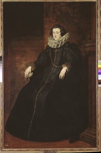 Portræt af Policena Spinola af Anthony van Dyck