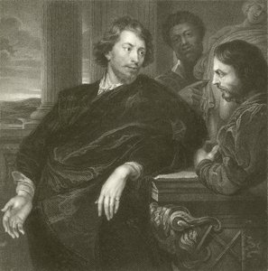 Portræt af Rubens af Anthony van Dyck