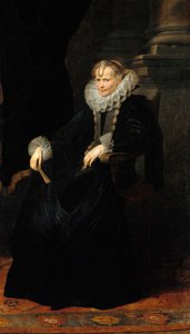 Portræt af en Genovese-dame af Anthony van Dyck