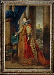 Formodet portræt af markgrevinde Jeronima Spinola-Doria ... af Anthony van Dyck