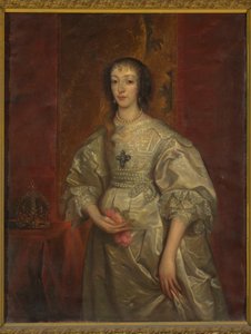 Portræt af Henrietta Maria (1609-1699), dronning af England af Anthony van Dyck