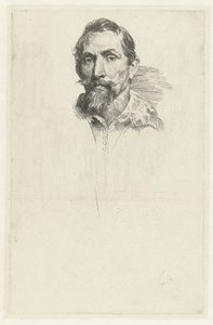 Portræt af Frans Snijders af Anthony van Dyck