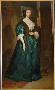 Posthumt portræt af Mary Fielding (maleri på lærred) af Anthony van Dyck