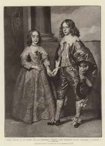 Prins William II af Orange og hans forlovede, prinsesse Marie Henrietta Stuart, datter af Charles I af England af Anthony van Dyck
