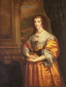 Dronning Henrietta Maria, ca. 1633 af Anthony van Dyck