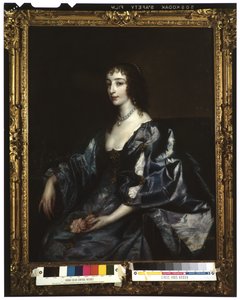 Dronning Henrietta Maria af England, c.1636-38 af Anthony van Dyck