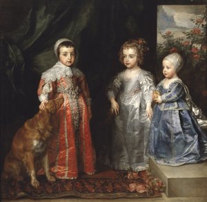 Charles I af Englands børn, 1635 af Anthony van Dyck