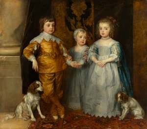 De tre ældste børn af Charles I af Anthony van Dyck
