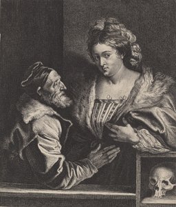 Tizians elskerinde. af Anthony van Dyck
