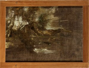 Skovklædt landskab af Anthony van Dyck