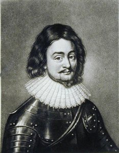 Frederick V (1596-1632) Konge af Bøhmen, kurfyrst Palatine af Rhinen, illustration fra Portraits of Characters Illustrious in British History, indgraveret af Robert Dunkarton (1744-c.1817) (mezzotint)