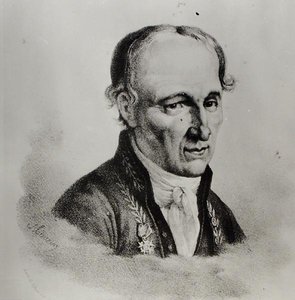 Portræt af Rene Just Hauy (1743-1822) (litho) (s/h foto) af Antoine (after) Maurin