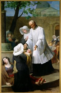 St. Vincent de Paul hjælper de pestramte