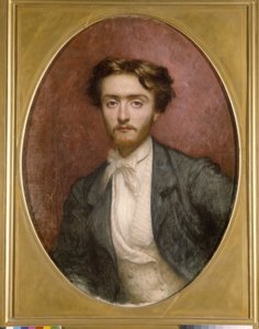 Portræt af Pierre Pastre (olie på lærred) af Antoine Auguste Ernest Herbert or Hebert